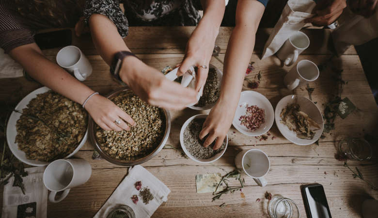 Cozinha a quatro mãos